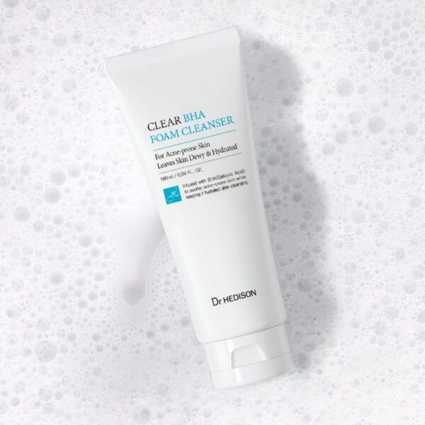 Limpiador Facial control grasitud para pieles sensibles Clear BHA Foam Cleanser Dr Hedison