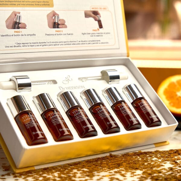 Ampolla facial antioxidante y despigmentante Vita Rise Ampoule Dr. Hedison 6 u x 10 ml