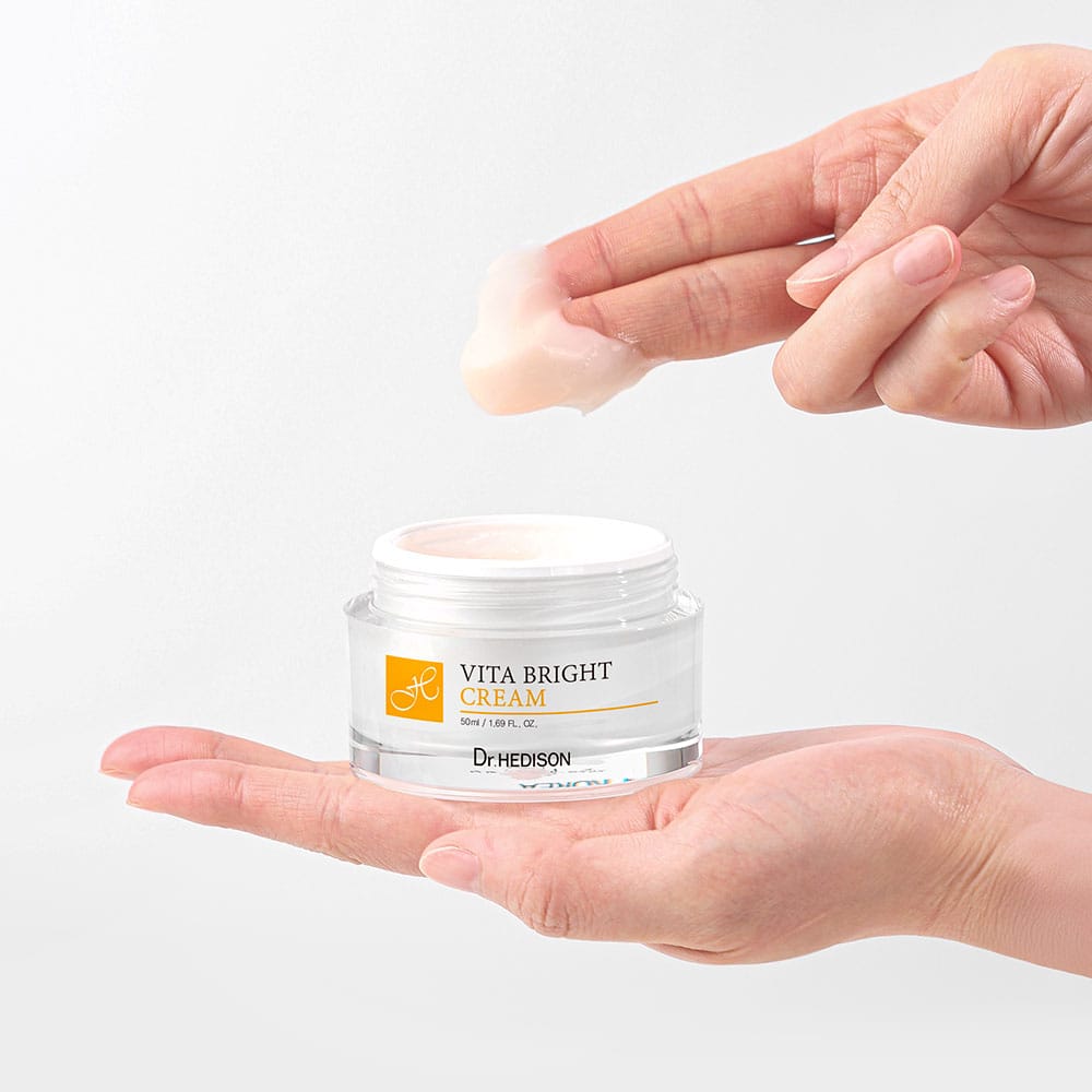 Crema facial iluminadora y antioxidante Vita Bright Cream Dr. Hedison 50 grs