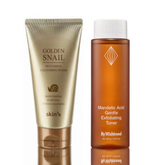 Pack Limpieza Y Exfoliación Pieles Maduras/ Limpiador Golden Snail Foam Skin79 + Acido Mandélico By Wishtrend