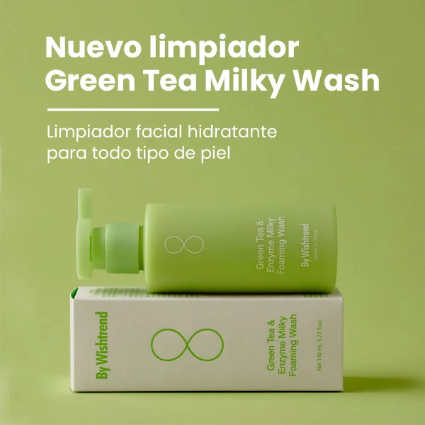 Limpiador green tea milky wash